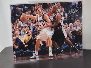 lot 121 image: Autographed Photo by Dallas Mavericks HOF Great Dirk Nowitzki No COA