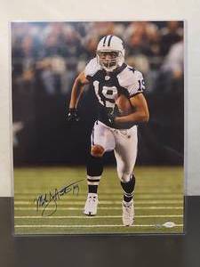 lot 112 image: Autographed Photo by Dallas Cowboys Running Back Great Miles Austin with COA