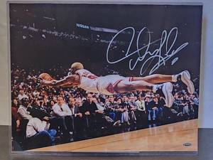 lot 133 image: Autographed Photo by Chicago Bulls HOF Great Dennis Rodman with COA
