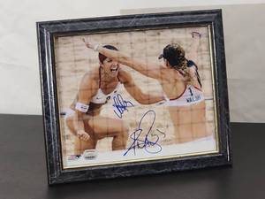 lot 119 image: Autographed Photo By Former Olympic Medalist Misty May-Treanor & Kerri Walsh No COA