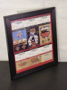 lot 75 image: Nicely Framed 2014 Minnesota MLB All-Star Tickets