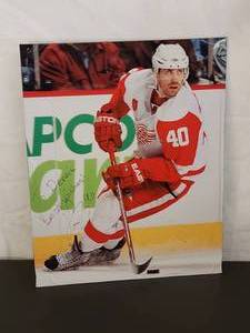lot 53 image: Framed Autographed Photo by Detroit Red Wings Great Henrik Zetterberg No COA