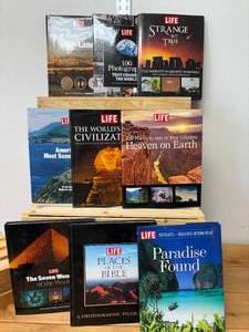 lot 29-K2025 image: Collection of 9 Assorted LIFE Hardcover Books