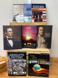 lot 30-K2025 image: Collection of 8 Assorted TIME Hardcover Books
