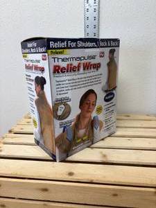 lot 31-K2025 image: New in Box Thermapulse Relieve Wrap  Therapeutic Heat & Massage