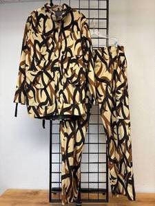 lot 57-K2025 image: Like New ASAT Camo Day One Cowboy Suede Fleece Lightweight Long Jacket & Matching Size 40 Pants