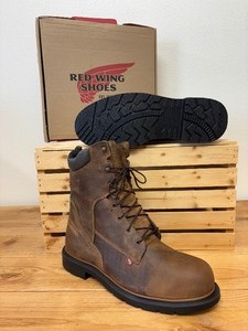 lot 86-K2025 image: New in Box, Red Wing Mens Size 16 Steel Toe Leather Work Boots