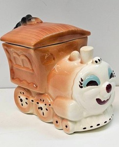 lot 19 image: Excellent Condition Train Cookie Jar - 1950s