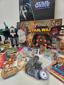 lot 36 image: Misc. Toy Lot With Star Wars