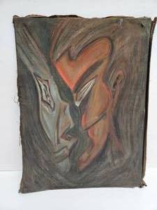 lot 50 image: Very Cool Vintage Scary Face Painting