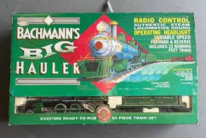lot 56 image: NEW IN BOX Vintage Large Scale Christmas Train Set