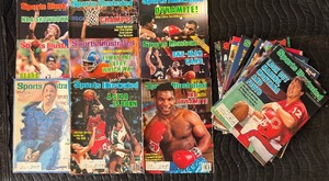 lot 89 image: Lot of ICONIC 1980s Sports Illustrated Magazines