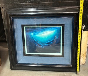 lot 105 image: 1999 Wyland Print Meeting of the Minds