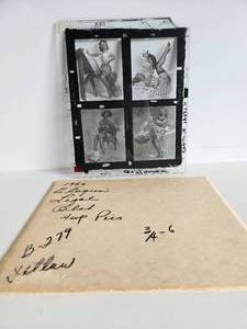lot 119 image: Vintage Pre-Production Glass Panel - Pinup Girls - 1960