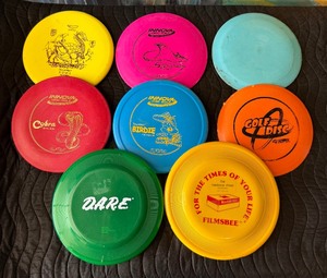lot 134 image: Lot of Vintage Disc Golf Discs Plus