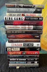lot 142 image: Lot of Signed 1st Edition Mystery books #1