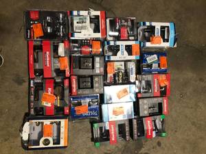 lot 7 image: Lot of Assorted Door Handles and Locks Various  Models and Conditions  Customer Returns See Pictures