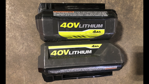 lot 8 image: Lot of RYOBI 40V Lithium-Ion 4.0 Ah Battery  Customer Returns See Pictures