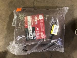 lot 21 image: Everbilt 16 ft. x 20 ft. Brown and Silver Heavy Duty Tarp    Customer Returns See Pictures