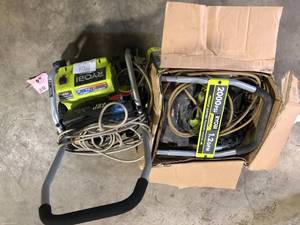 lot 31 image: Lot of Assorted Ryobi Pressure Washers  For Parts    Customer Returns See Pictures