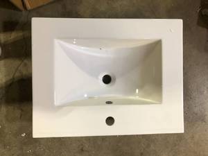 lot 34 image: Vanity Sink Customer Returns See Pictures