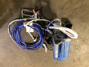 lot 38 image: Graco Magnum Airless 2800 PSI Project Painter Plus Stand Paint Sprayer  Used  Customer Returns See Pictures