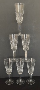 lot 25 image: Waterford Lismore Champagne Flutes