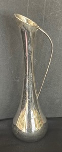 lot 35 image: Mid Century Modern Silver Plated Bud Vase
