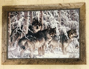 lot 45A image: Stunning Crystal Forest by Larry Fanning Oil on Canvas Framed Art