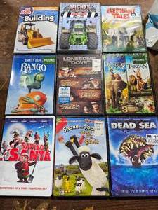 lot 32 image: 9-Kids DVDs (unopened)
