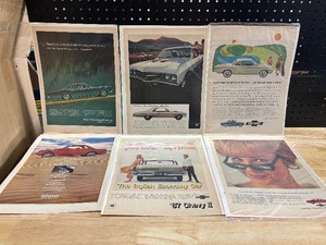lot 19 image: Vintage Original Print Car Advertising