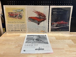 lot 20 image: Vintage Original Print Car Advertising