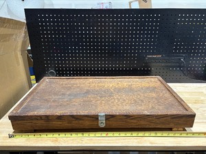 lot 22 image: Wooden Box with Dividers