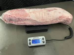 lot 101 image: Frozen Premium Iowa Pork Boneless Miscut Pork Loin 8 LBs