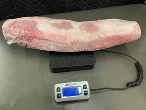 lot 111 image: Boneless Premium Iowa Pork Loin Miscut, 8 lbs 4.6 oz