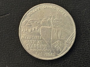 lot 61 image: Vintage Stardust Casino Dollar Gaming Token