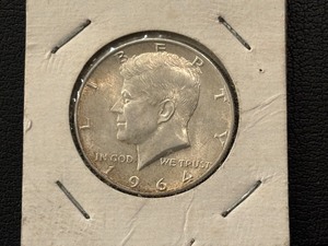 lot 42 image: 1964-D Kennedy Half Dollar