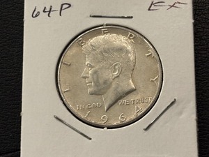 lot 43 image: 1964 Kennedy Half Dollar