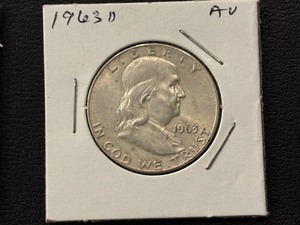 lot 47 image: 1963-D Franklin Half Dollar