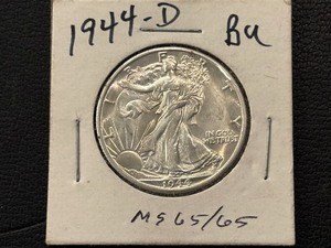 lot 49 image: 1944-D Walking Liberty Half Dollar