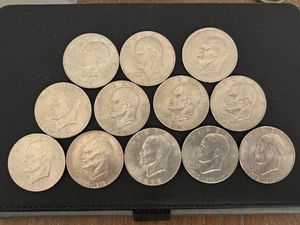 lot 56 image: Eisenhower Dollars