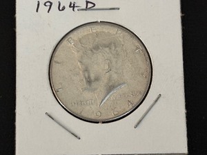 lot 29 image: 1964-D Kennedy Half Dollar
