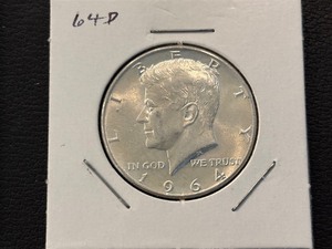 lot 35 image: 1964-D Kennedy Half Dollar