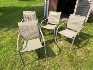 lot 134 image: Patio Chairs and Table