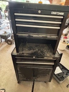 lot 102 image: Craftsman Tool Chest and ToolsHardware