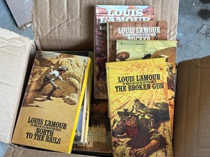 lot 104 image: Louis LAmour Books