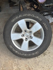 lot 72 image: Dodge Truck Rim and Tire