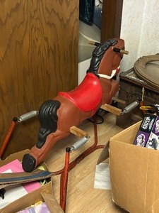 Vintage Spring Riding Horse