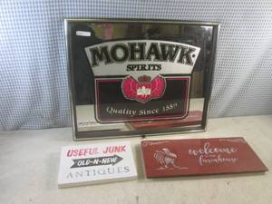 lot 99 image: (C-2) Mohawk Spirits Mirror and 2 W...