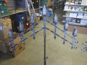 lot 103 image: (EW7) 2 Metal Adjustable Candle Hol...